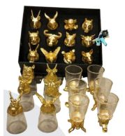 12 Glass Bar Set for Serving and Entertaining, Premium Drinkware Gift for Home Use, Festive Hampers, Celebrations and Elegant Table Presentation